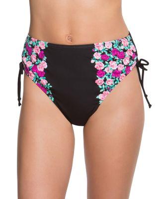 Steve Madden Ballerina Rose High Waist Bottom Black Multi