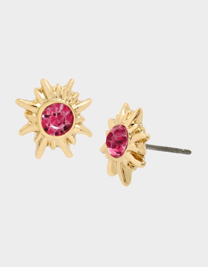 Betseyjohnson Catch The Wave Sun Studs Pink