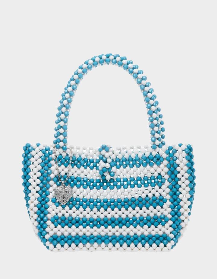 Betseyjohnson Just Bead It Satchel Blue
