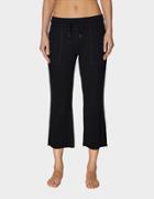 Betseyjohnson Raw Edge Flare Crop Pant Black