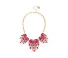 Betseyjohnson Breaking Hearts Statement Necklace Pink