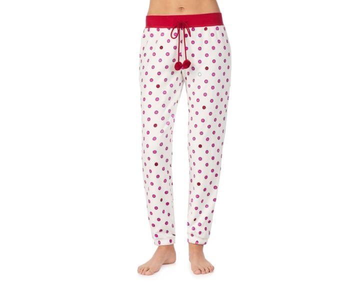 Betseyjohnson Cozy Time Plush Pant Ivory