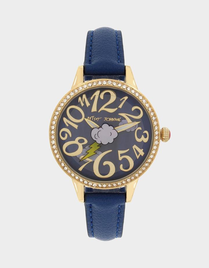 Betseyjohnson Moving Storm Watch Navy