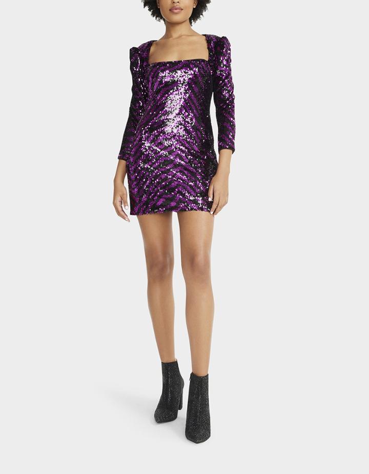 Betseyjohnson Queendom Mini Dress Fuchsia