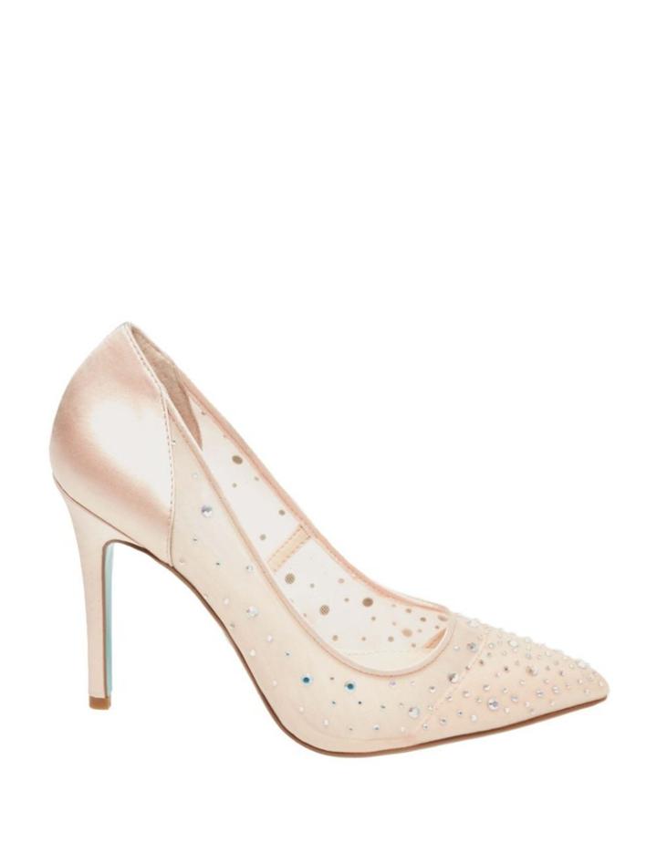 Betseyjohnson Sb-rubie Champagne Satin