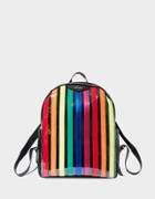 Betseyjohnson Spotted In Stripes Large Backpack Multi