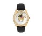 Betseyjohnson Bauble Head Pug Watch Black