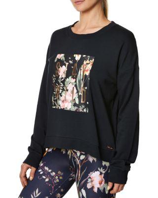 Steve Madden Stay Wild Sweatshirt Black