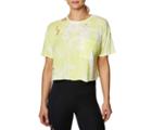 Betseyjohnson Oversized Distressed Crop Tee White-yellow