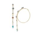 Betseyjohnson Magical Show Hoop Earrings Multi