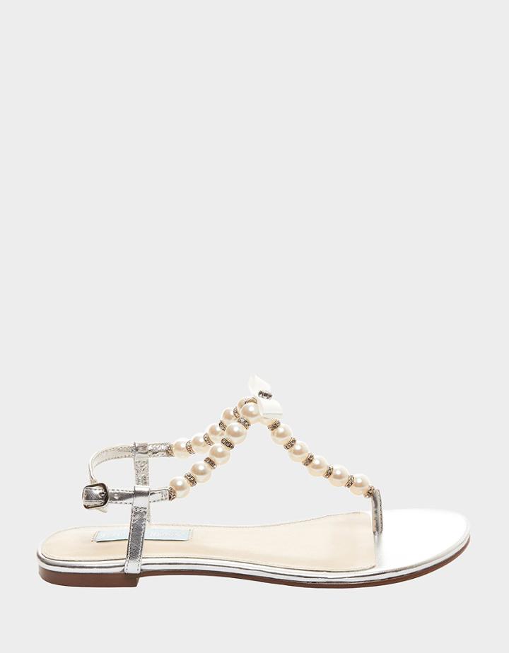 Betseyjohnson Sb-pearl Silver