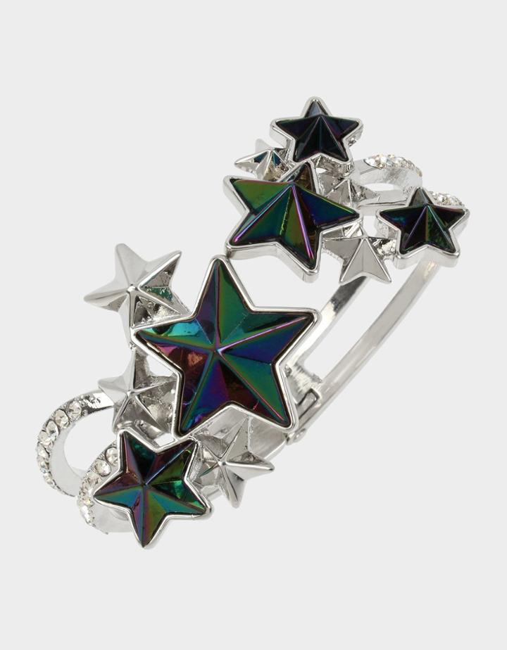 Betseyjohnson Star Power Hinge Bangle Multi