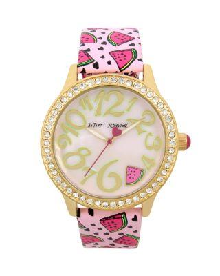Steve Madden Wacky Watermelon Watch Pink