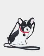 Betseyjohnson Fur-gedaboutit Crossbody Black-white