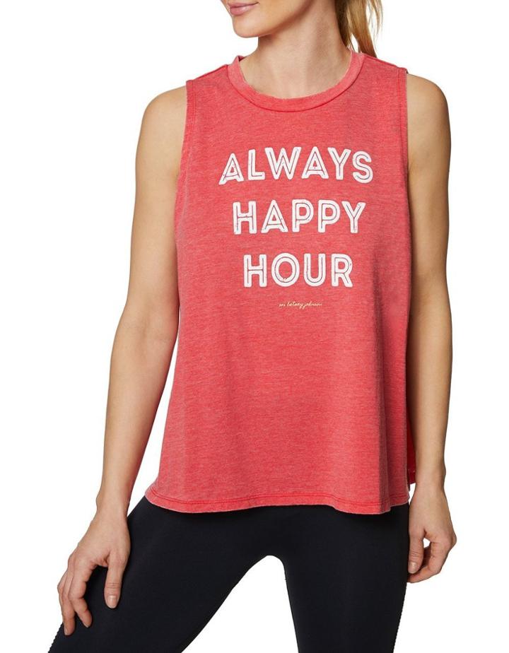 Betseyjohnson Always Happy Hour Tank Red