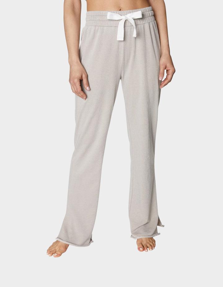Betseyjohnson Raw Edge Twill Tape Pant Sand
