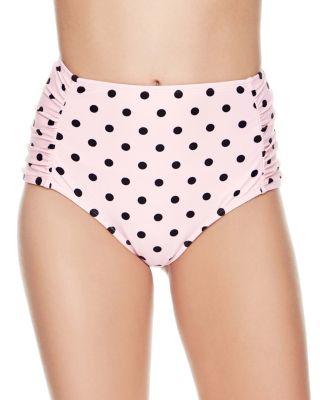 Steve Madden Dots For Sure High Waist Bottom Pink