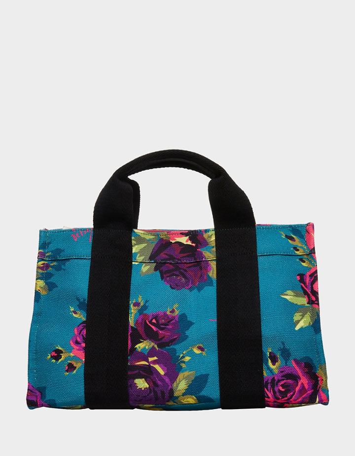 Betseyjohnson Betseys Vintage Print Tote Turquoise Multi