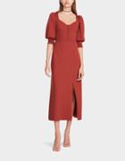 Betseyjohnson Hooked Up Midi Dress Red