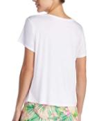 Steve Madden Tropical Vibes Graphic Tee White