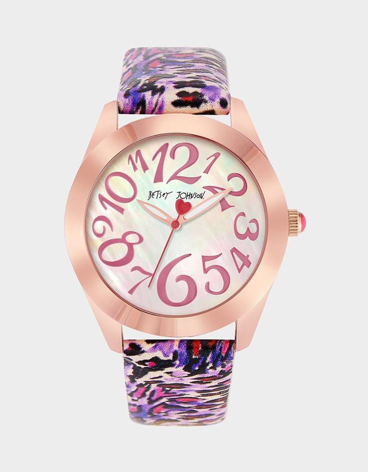 Betseyjohnson Wild Betsey Watch Pink