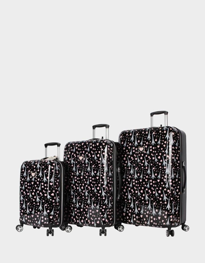 Betseyjohnson Paris Love Spinner 3 Piece Set Black Multi