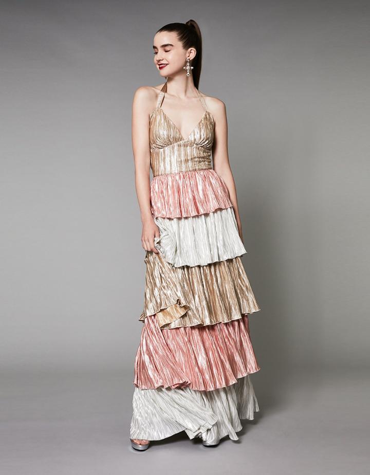 Betseyjohnson Precious Metals Dress Metallic
