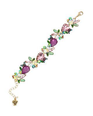 Steve Madden Just Kitten Around Cat Flex Bracelet Multi