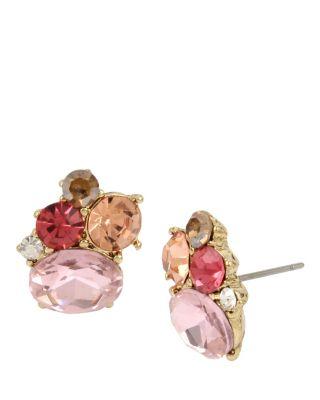 Steve Madden Marie Antoinette Multi Cluster Stud Multi
