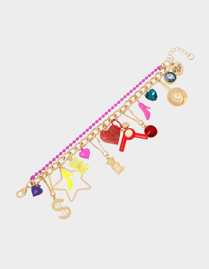 Betseyjohnson Nostalgic Pop Charm Bracelet Multi