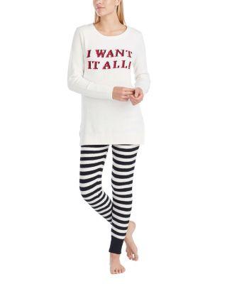 Steve Madden I Want It All Cozy Sweater Tunic Black
