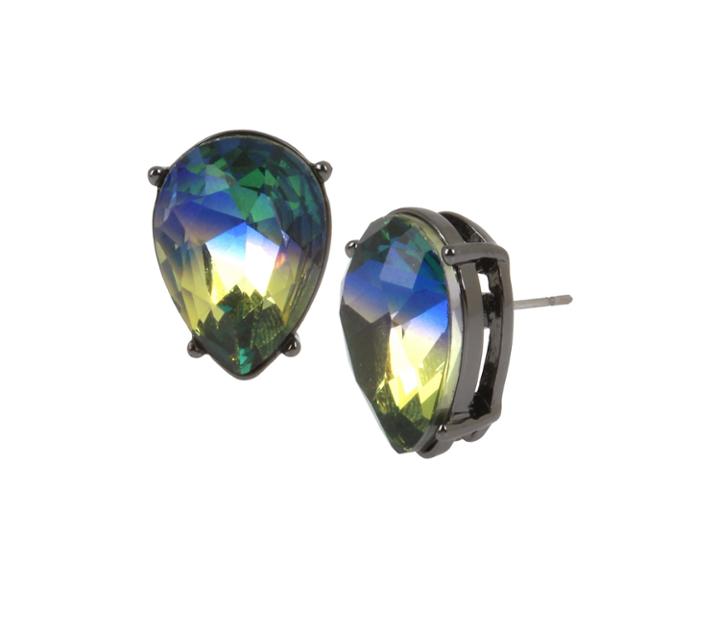 Betseyjohnson Shake It Off Rainbow Stud Earrings Multi