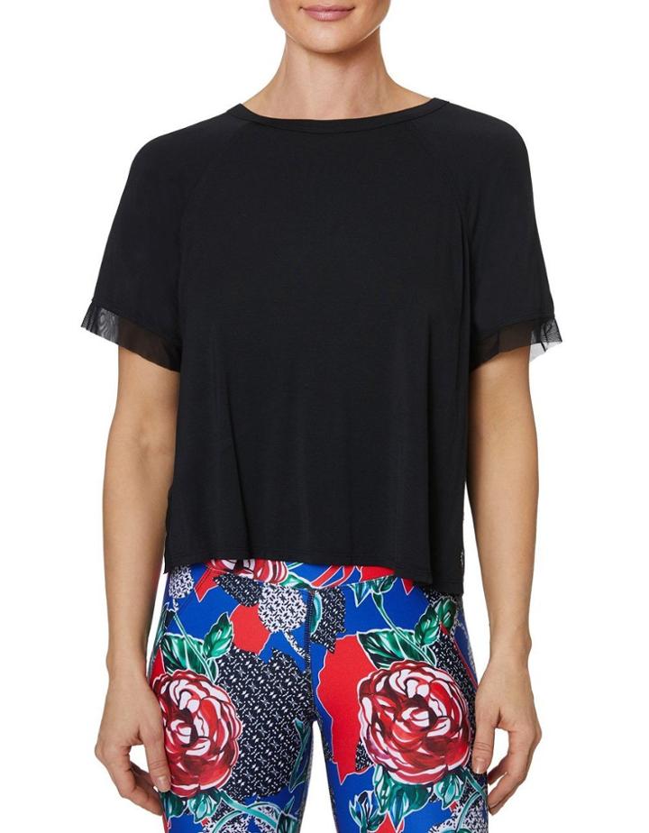 Betseyjohnson Tulip Back Raglan Tee Black