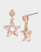 Betseyjohnson Crystal Cuties Star Drop Earrings Crystal