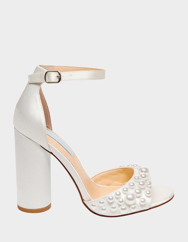 Betseyjohnson Sb-cara Ivory Satin