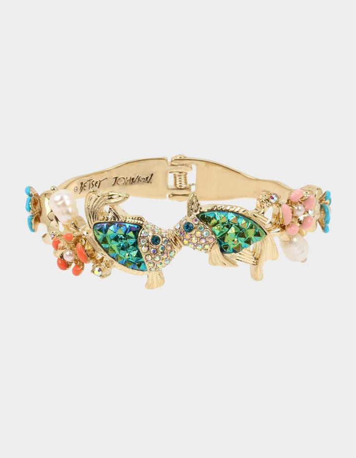 Betseyjohnson Festival Mermaid Fish Bangle Multi