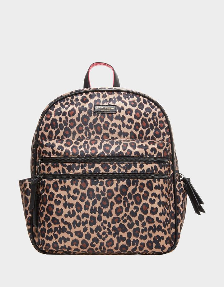 Betseyjohnson Nylon Gone Wild Backpack Leopard