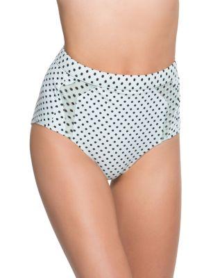 Steve Madden Duo Dot High Waist Bottom Mint