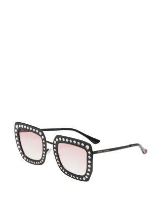 Steve Madden My Oh My Bling Sunglasses Black