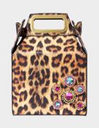 Betseyjohnson Boxy Lady Box Bag Leopard