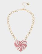 Betseyjohnson Holiday Whimsy Peppermint Pendant Pink