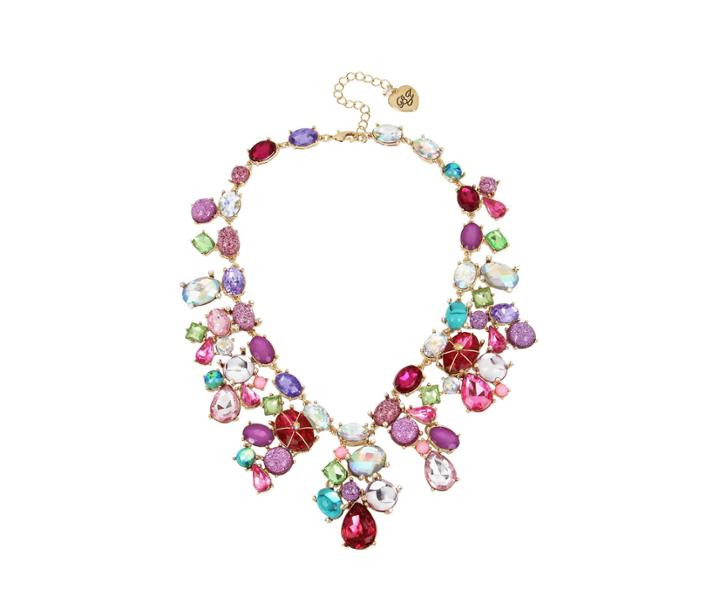 Betseyjohnson Betseys Funfetti Statement Necklace Multi