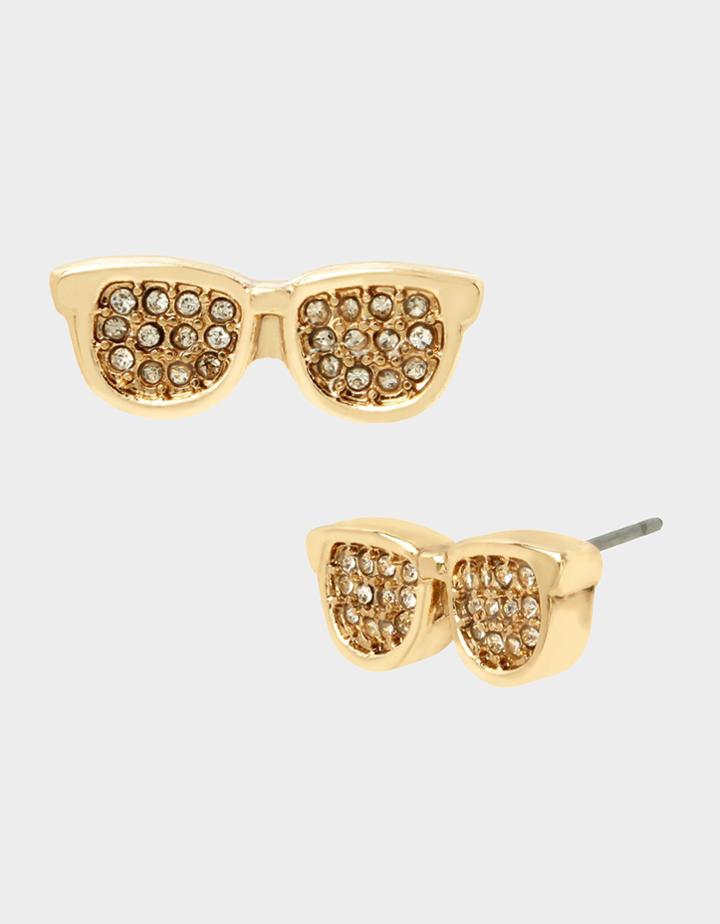 Betseyjohnson Back To School Sunnies Studs Crystal