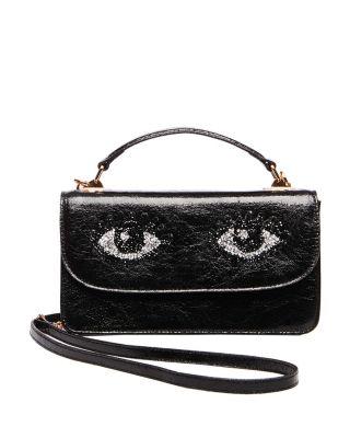 Steve Madden Eye-catching Top Handle Crossbody Black