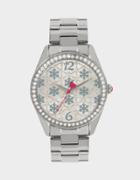 Betseyjohnson Frosted Days Silver Watch Silver