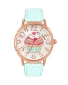 Steve Madden Cupcake Time Watch Mint