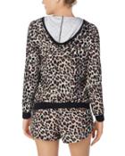 Steve Madden Beauty And The Beach Terry Hoodie Leopard