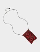 Betseyjohnson Glampire Neck Purse Red
