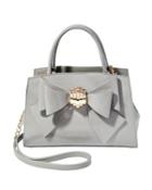 Steve Madden Bow You See It Removable Bow Satchel Grey