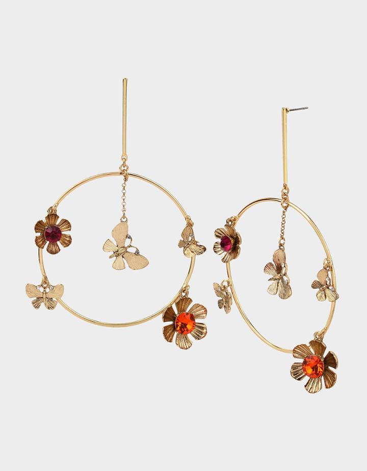 Betseyjohnson Betseys Daydream Orbital Earrings Fuchsia